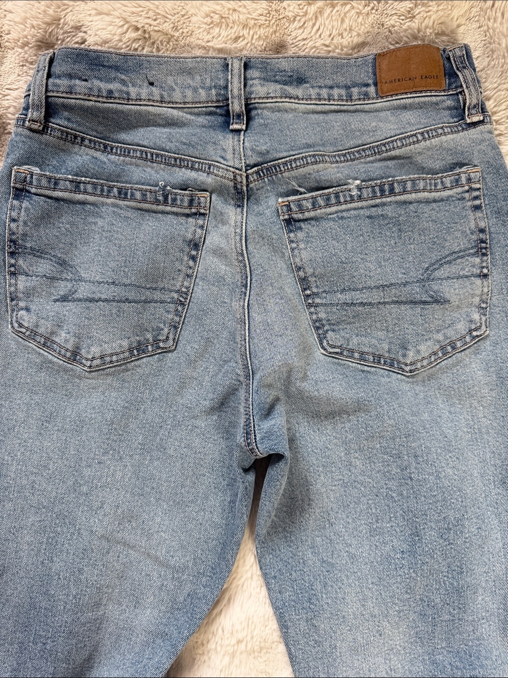 American Eagle Strigid Jeans Side 0 Light Wash NEW - Picture 7 of 12
